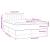 Pat box spring cu saltea, negru, 120x190 cm, catifea GartenMobel Dekor