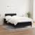 Pat box spring cu saltea, negru, 120x190 cm, catifea GartenMobel Dekor