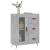 Servantă, gri beton, 69,5x34x90 cm, lemn compozit GartenMobel Dekor