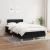 Pat box spring cu saltea, negru, 120x190 cm, catifea GartenMobel Dekor