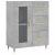 Servantă, gri beton, 69,5x34x90 cm, lemn compozit GartenMobel Dekor