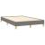 Pat box spring cu saltea, gri închis, 120x190 cm, textil GartenMobel Dekor