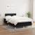 Pat box spring cu saltea, negru, 120x190 cm, catifea GartenMobel Dekor