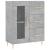 Servantă, gri beton, 69,5x34x90 cm, lemn compozit GartenMobel Dekor