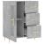 Servantă, gri beton, 69,5x34x90 cm, lemn compozit GartenMobel Dekor
