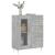 Servantă, gri beton, 69,5x34x90 cm, lemn compozit GartenMobel Dekor
