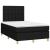 Pat box spring cu saltea, negru, 120x190 cm, catifea GartenMobel Dekor