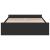 Cadru pat cu sertare negru extralucios 150x200cm lemn prelucrat GartenMobel Dekor