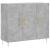 Servantă, gri beton, 90x34x80 cm, lemn compozit GartenMobel Dekor