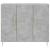 Servantă, gri beton, 90x34x80 cm, lemn compozit GartenMobel Dekor
