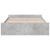 Cadru de pat cu sertare, gri beton, 150x200 cm, lemn prelucrat GartenMobel Dekor