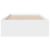 Cadru de pat cu sertare, alb, 100x200 cm, lemn prelucrat GartenMobel Dekor