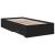 Cadru de pat cu sertare, negru, 100x200 cm, lemn prelucrat GartenMobel Dekor