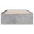 Cadru de pat cu sertare, gri beton, 100x200 cm, lemn prelucrat GartenMobel Dekor