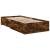Cadru pat cu sertare stejar fumuriu 100x200 cm lemn prelucrat GartenMobel Dekor
