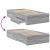 Cadru de pat cu sertare gri sonoma 100x200 cm lemn prelucrat GartenMobel Dekor