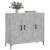 Servantă, gri beton, 90x34x80 cm, lemn compozit GartenMobel Dekor