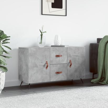 Servantă, gri beton, 100x36x60 cm, lemn compozit GartenMobel Dekor
