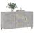 Servantă, gri beton, 100x36x60 cm, lemn compozit GartenMobel Dekor