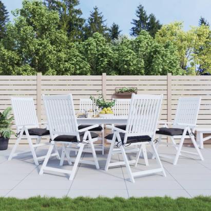 Perne de scaun, 6 buc., antracit, 40x40x7 cm, textil oxford GartenMobel Dekor