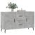 Servantă, gri beton, 100x36x60 cm, lemn compozit GartenMobel Dekor