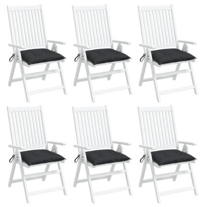 Perne de scaun, 6 buc., negru, 50x50x7 cm, textil oxford GartenMobel Dekor