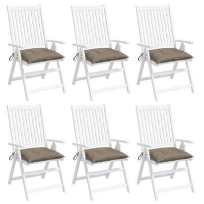 Perne de scaun, 6 buc., taupe, 50x50x7 cm, textil oxford GartenMobel Dekor