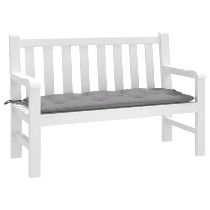 Pernă de bancă de grădină, gri, 120x50x7 cm, material oxford GartenMobel Dekor