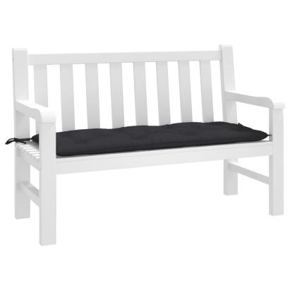 Pernă bancă de grădină, negru, 120x50x7 cm, material oxford GartenMobel Dekor