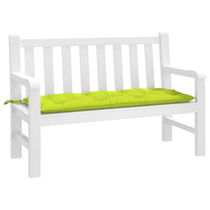 Pernă bancă de grădină verde aprins, 120x50x7 cm, textil oxford GartenMobel Dekor