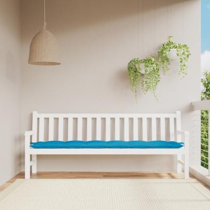 Pernă de bancă, albastru deschis, 200x50x7 cm, material oxford GartenMobel Dekor