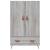 Dulap gri Sonoma 69,5x31x115 cm, lemn prelucrat GartenMobel Dekor
