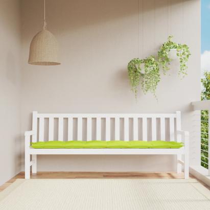 Pernă bancă de grădină verde aprins 200x50x7 cm material oxford GartenMobel Dekor