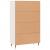 Dulap înalt, alb, 69,5x31x115 cm, lemn prelucrat GartenMobel Dekor