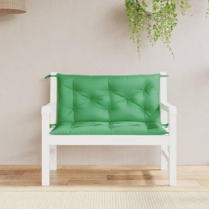 Perne bancă de grădină 2buc., verde,100x50x7cm, țesătură oxford GartenMobel Dekor