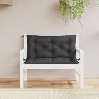 Perne bancă de grădină 2buc.,negru, 100x50x7cm, țesătură oxford GartenMobel Dekor