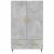 Dulap înalt, gri beton, 69,5x31x115 cm, lemn prelucrat GartenMobel Dekor
