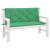 Perne bancă de grădină 2buc., verde,120x50x7cm, țesătură oxford GartenMobel Dekor
