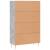 Dulap înalt, gri beton, 69,5x31x115 cm, lemn prelucrat GartenMobel Dekor