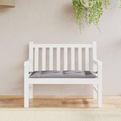 Pernă pentru bancă de grădină gri, 110x50x7 cm, material oxford GartenMobel Dekor