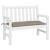 Pernă bancă de grădină, gri taupe, 110x50x7 cm, material oxford GartenMobel Dekor