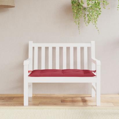 Pernă bancă de grădină, roșu vin, 110x50x7 cm, material oxford GartenMobel Dekor