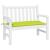 Pernă bancă de grădină verde aprins 110x50x7 cm material oxford GartenMobel Dekor