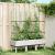 Jardinieră de grădină cu spalier, alb, 120x40x142,5 cm PP GartenMobel Dekor