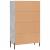 Dulap înalt, gri beton, 69,5x31x115 cm, lemn prelucrat GartenMobel Dekor