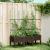 Jardinieră de grădină cu spalier, maro, 120x40x142,5 cm, PP GartenMobel Dekor