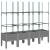 Jardinieră de grădină cu spalier gri deschis 160x40x142,5 cm PP GartenMobel Dekor