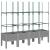 Jardinieră de grădină cu spalier gri deschis 160x40x142,5 cm PP GartenMobel Dekor