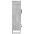 Dulap înalt, gri beton, 69,5x31x115 cm, lemn prelucrat GartenMobel Dekor
