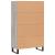 Dulap gri Sonoma 69,5x31x115 cm, lemn prelucrat GartenMobel Dekor